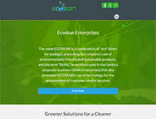 Tablet Screenshot of ecoskan.com